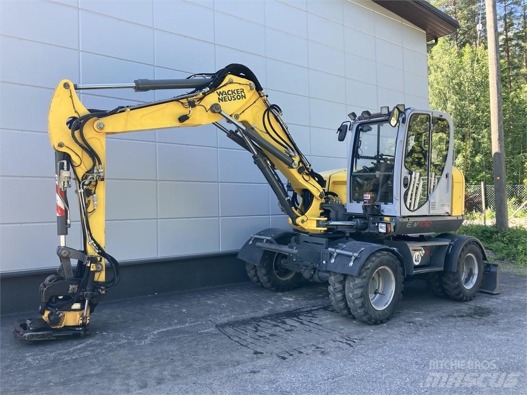 Wacker Neuson EW 100 Gumikerekes kotrók