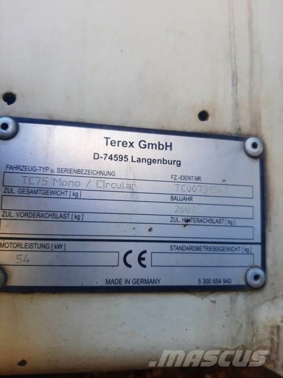 Terex TC75 Mini kotrók < 7t