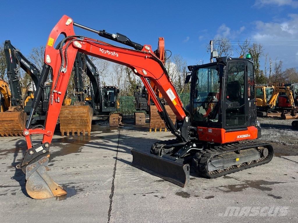 Kubota KX 060-5 Mini kotrók < 7t