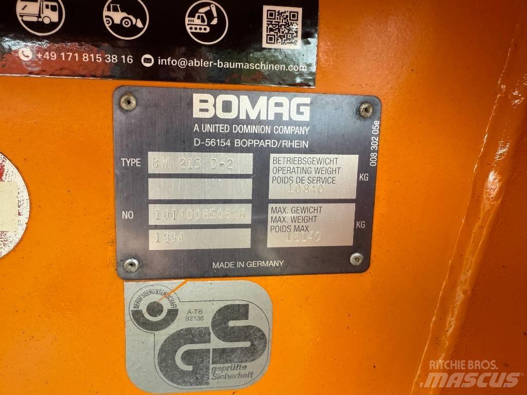 Bomag BW 213 D-2 Egydobos hengerek