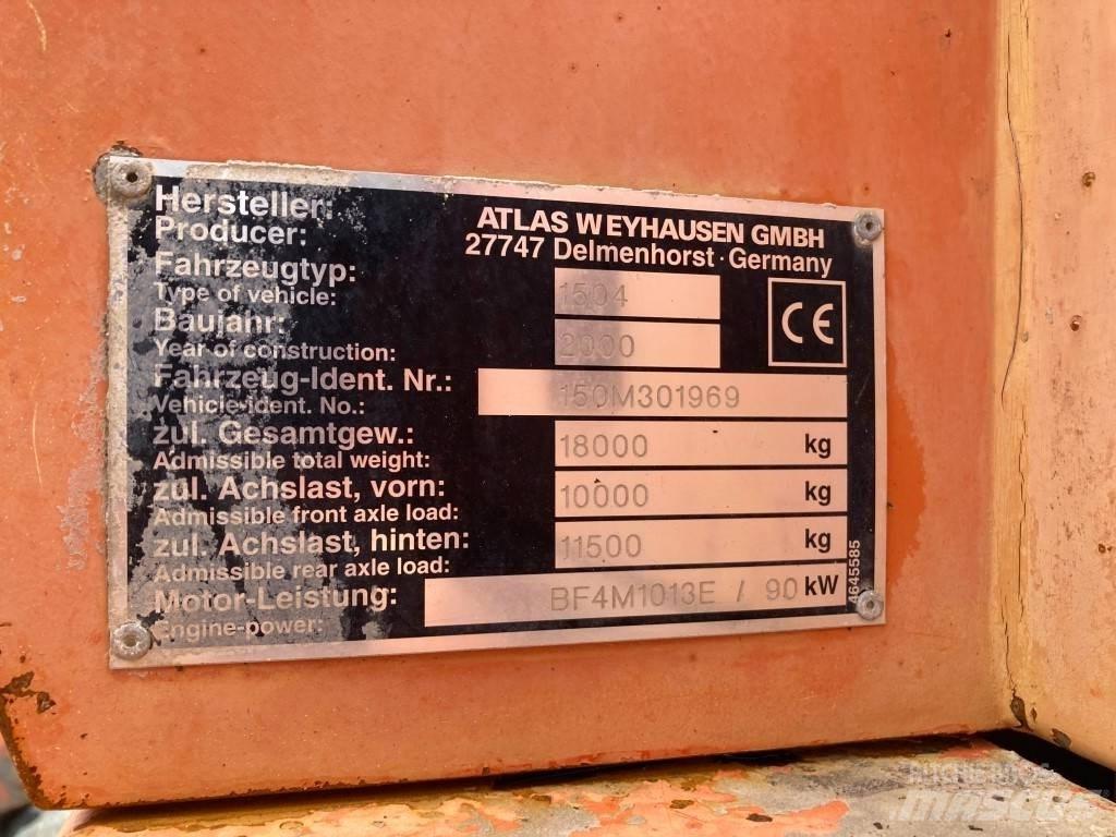 Atlas 1504 Gumikerekes kotrók