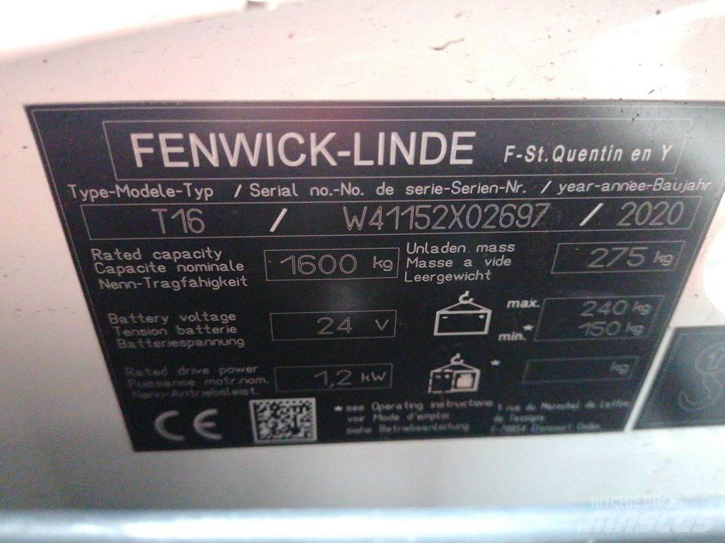 Linde T16 Alacsony emelőkocsi