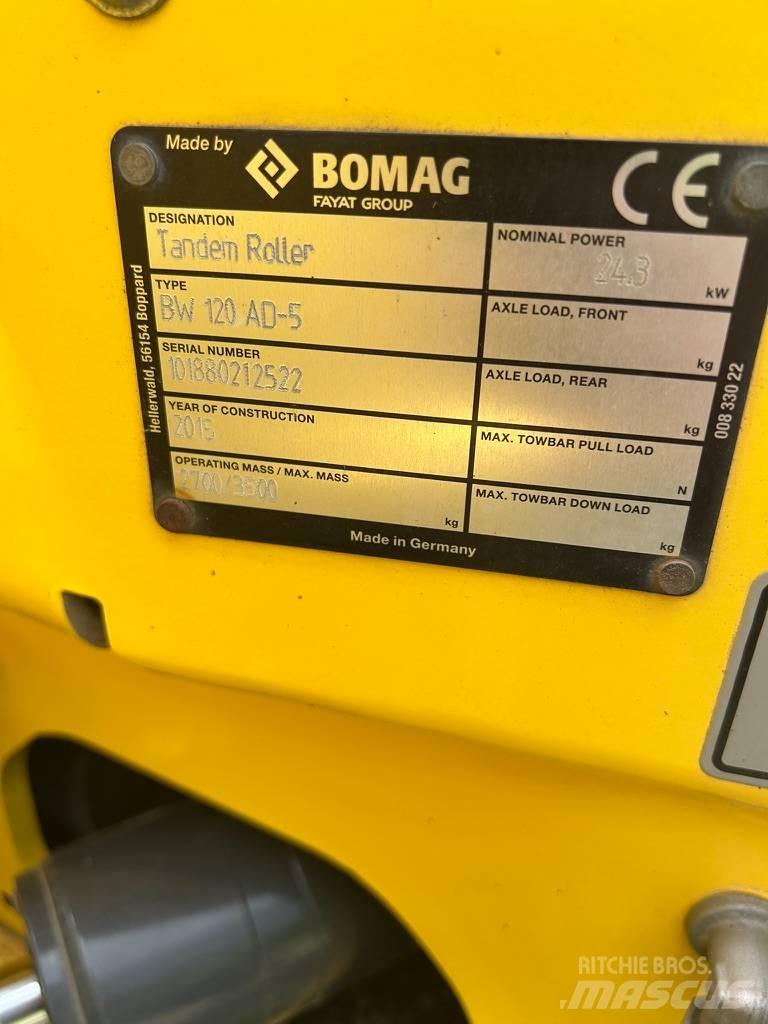 Bomag BW 120 AD-5 Ikerdobos hengerek
