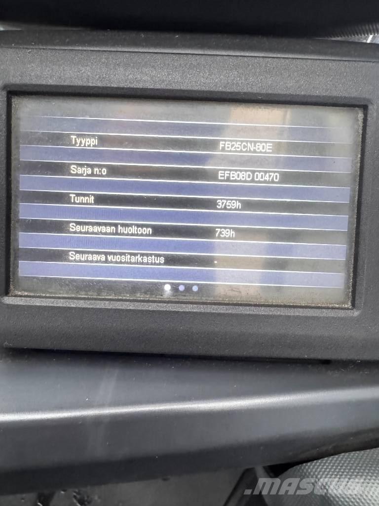 Mitsubishi FB 25 CN Elektromos targoncák