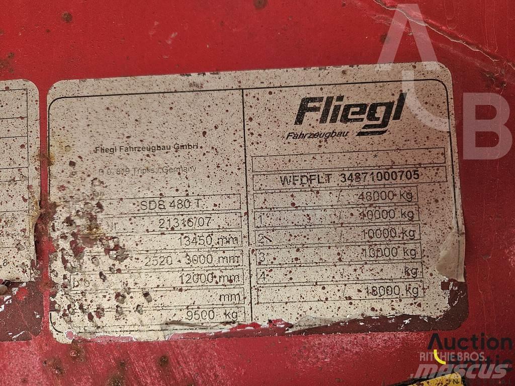 Fliegl SDS 480 T Elhúzható ponyvás félpótkocsik