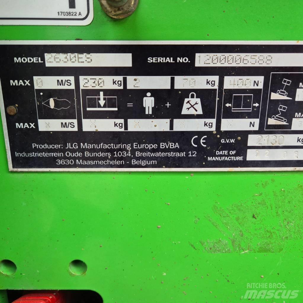 JLG 2630 ES Ollós emelők