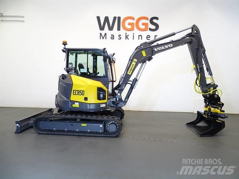 Volvo ECR50F Mini kotrók < 7t