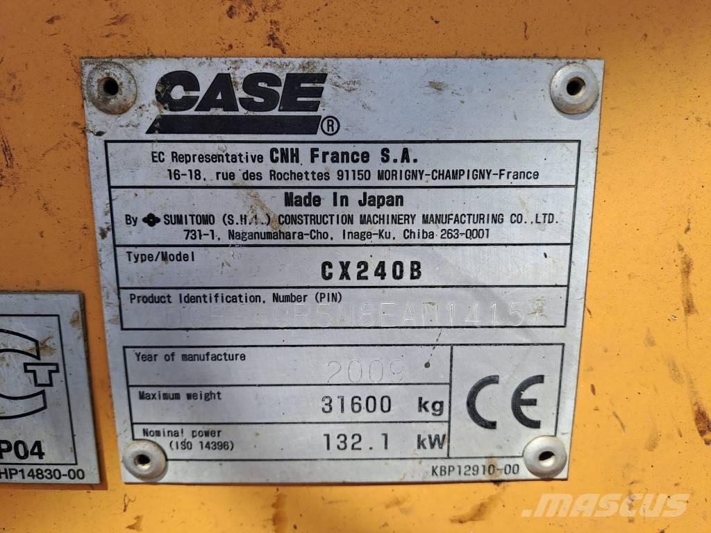CASE CX 240 B MH Hulladékkezelő gépek