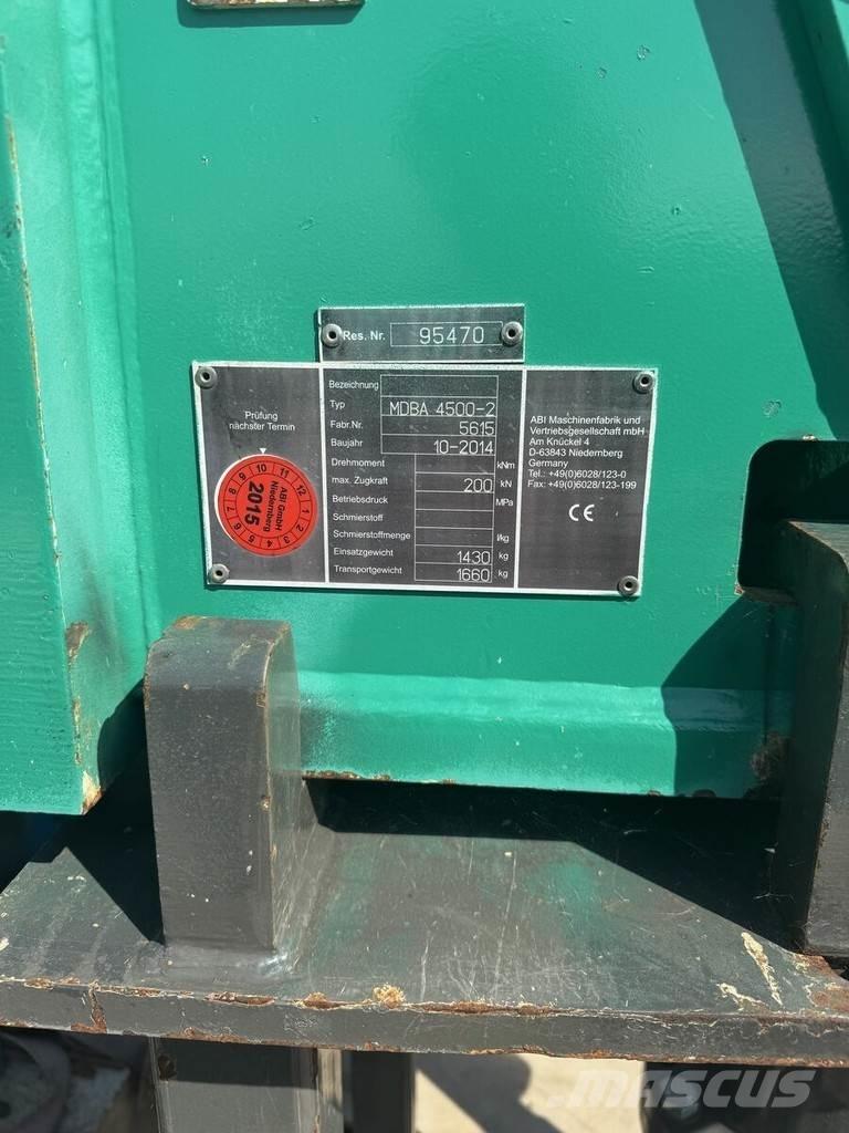 ABI MDBA 4500-2 Fúrók