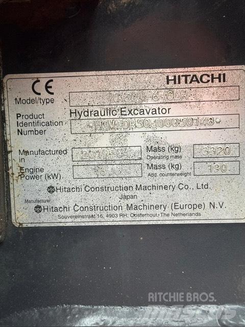 Hitachi ZX 33 U-6 Mini kotrók < 7t