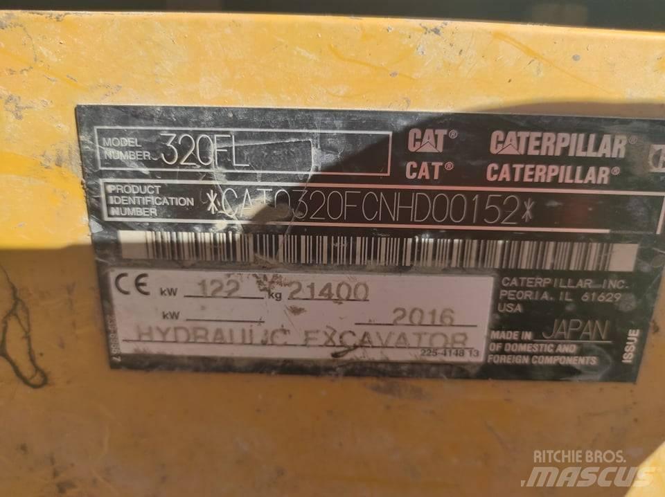 CAT 320 FL 3D Lánctalpas kotrók