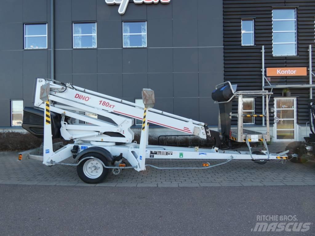 Dino 180 XT  Skylift Pótkocsira szerelt emelők és állványok