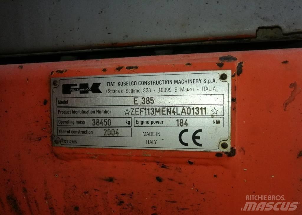 Fiat-Kobelco E385 Lánctalpas kotrók