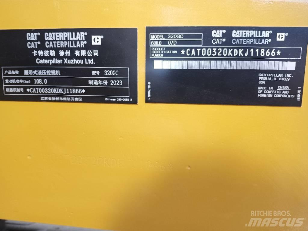 CAT 320 GC Lánctalpas kotrók