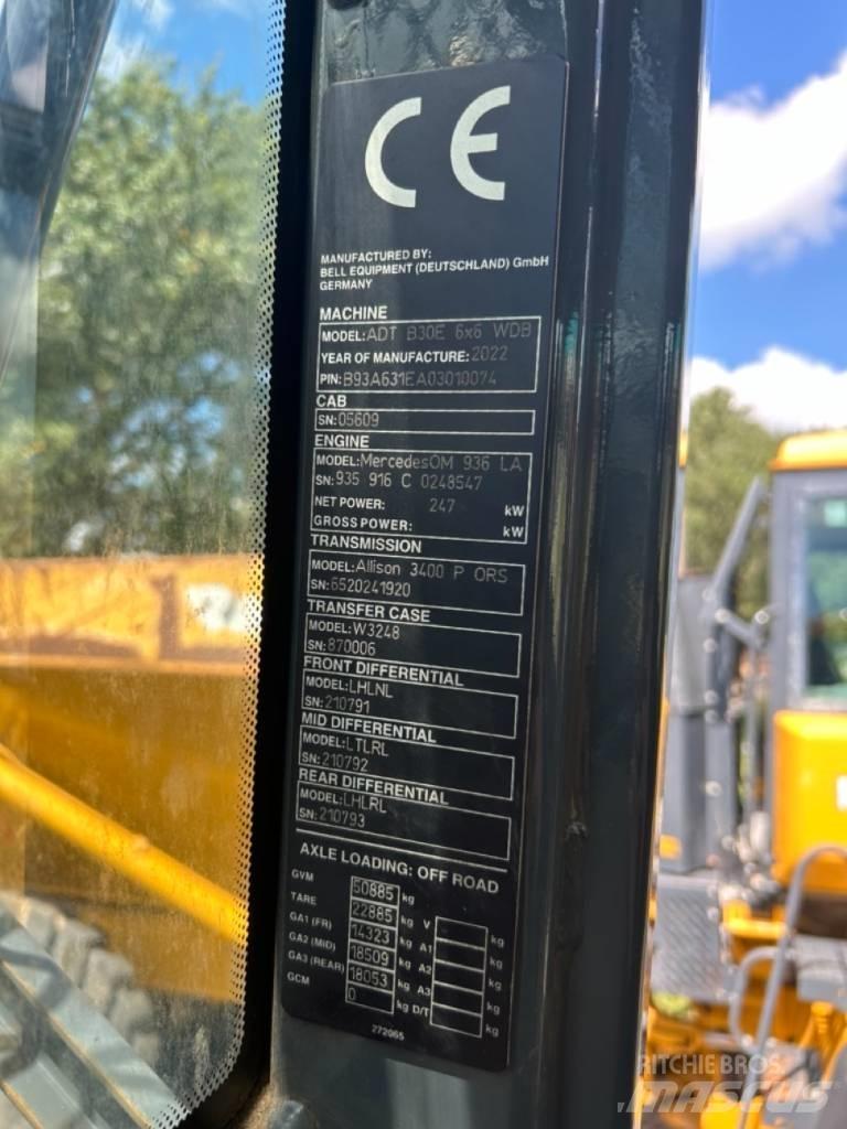 Bell B30E Csuklósdömperek