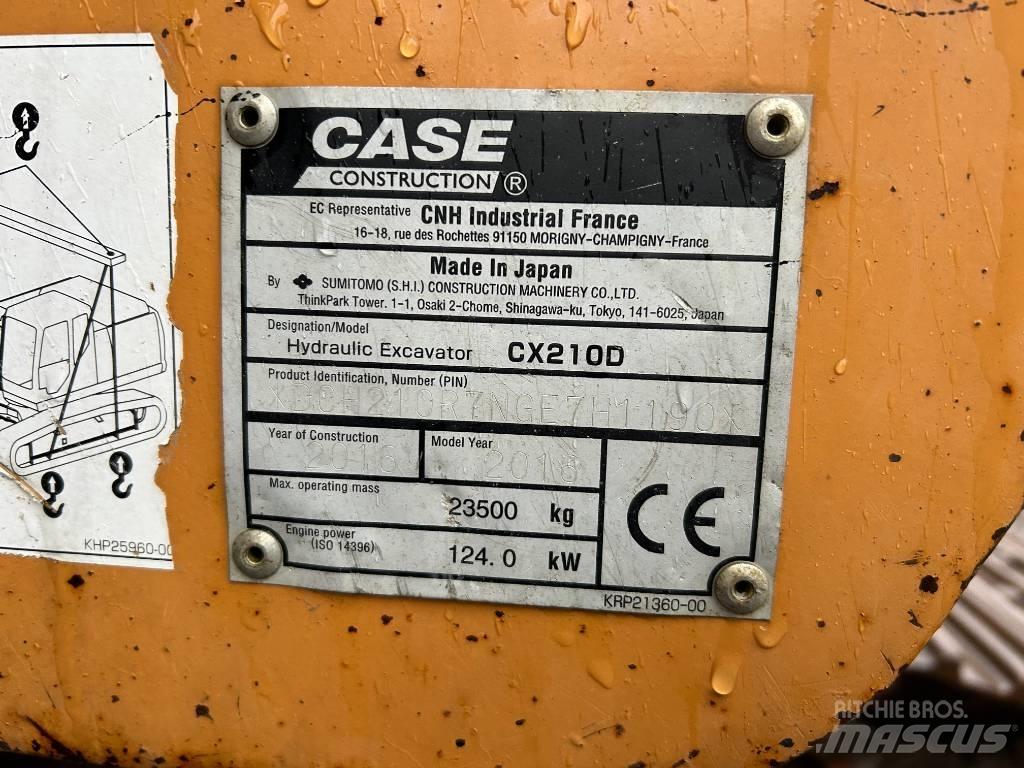 CASE CX 210 D Lánctalpas kotrók