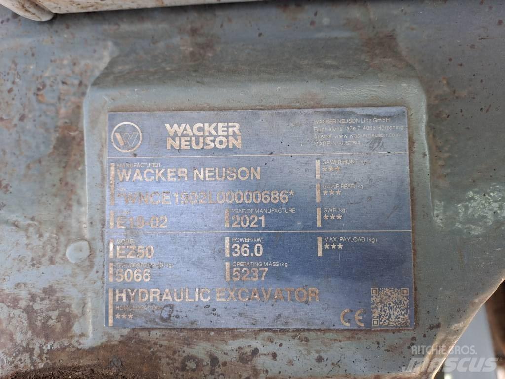Wacker Neuson EZ50 Lánctalpas kotrók