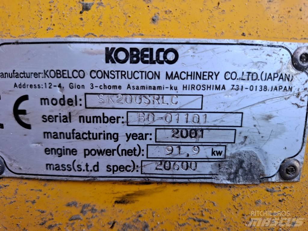 Kobelco SK200SRLC Lánctalpas kotrók