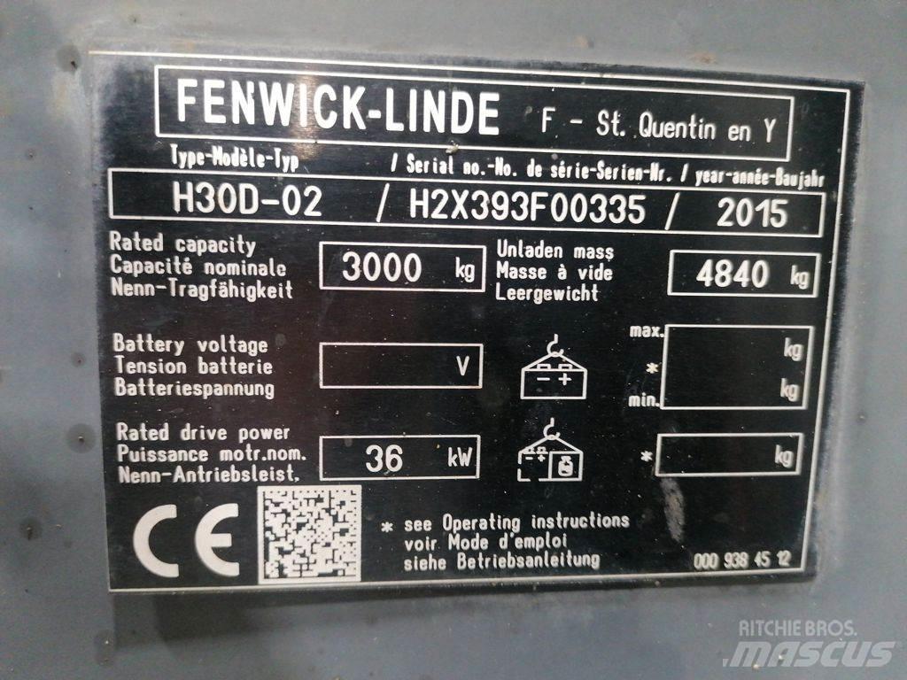 Linde H30D-02 Dízel targoncák