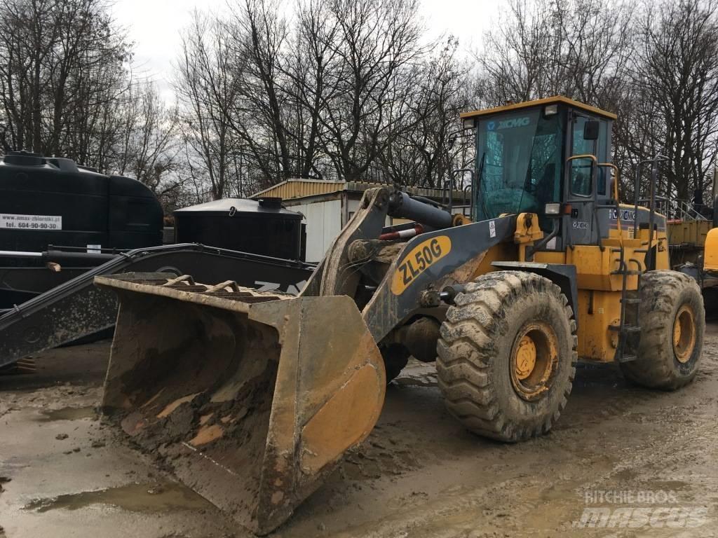 XCMG ZL50G Gumikerekes homlokrakodók