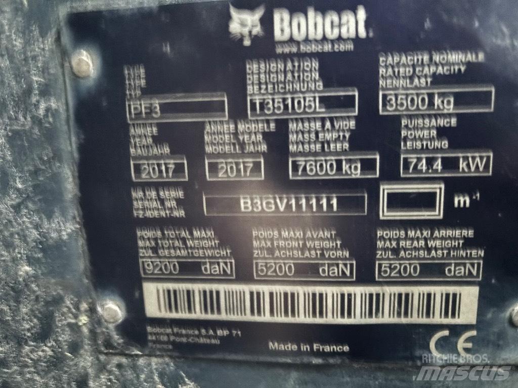 Bobcat T 35.105 L Teleszkópos rakodók