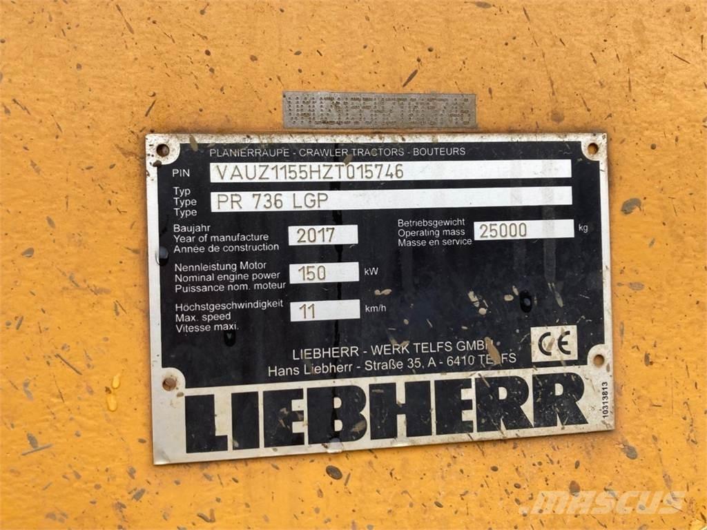Liebherr PR736 LGP lánctalpas dózerek