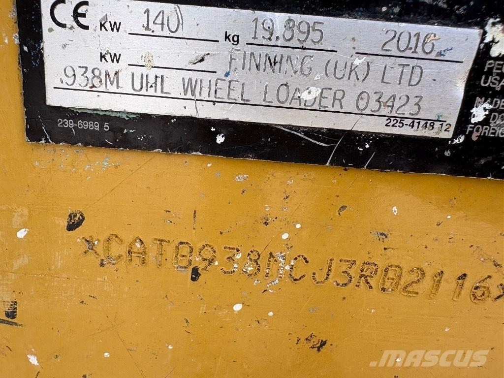 CAT 938 M Gumikerekes homlokrakodók