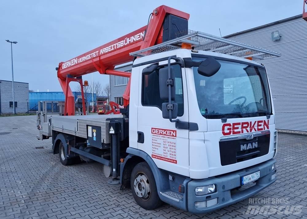 Ruthmann T330 Teherautóra szerelt emelők és állványok