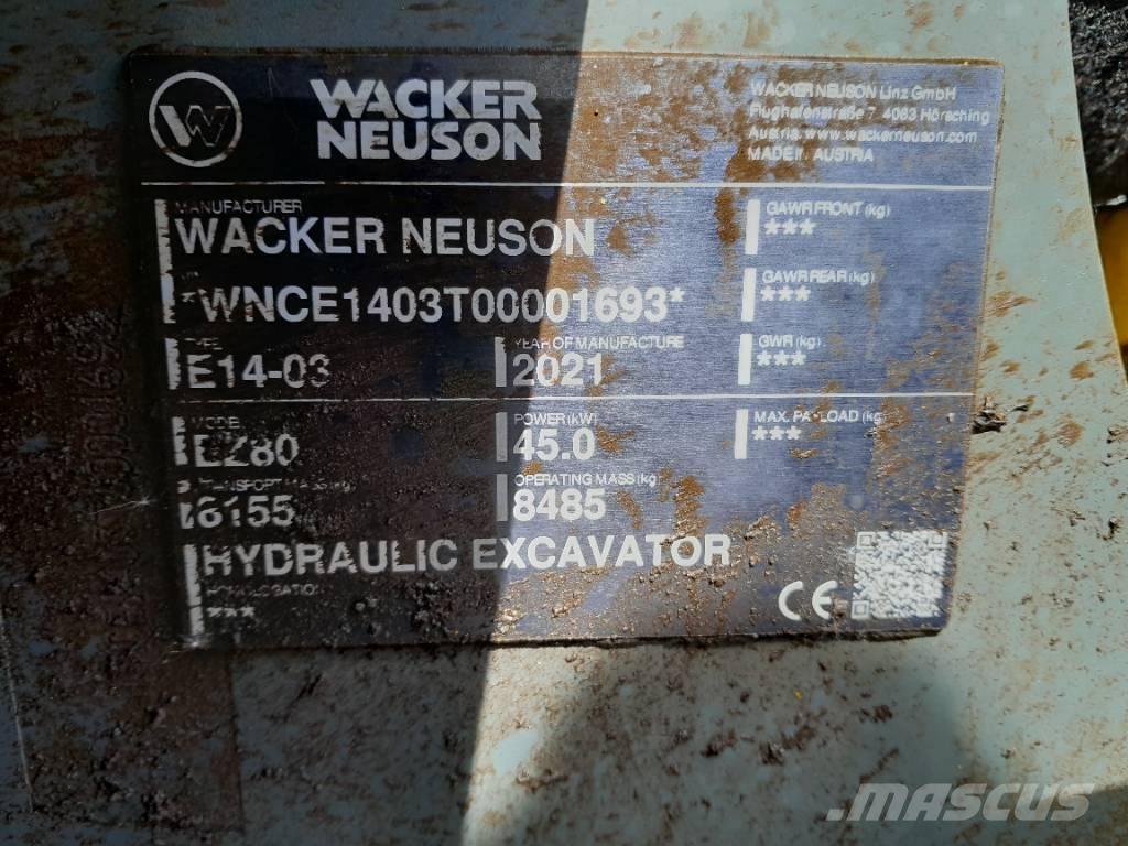 Wacker Neuson EZ 80 Lánctalpas kotrók