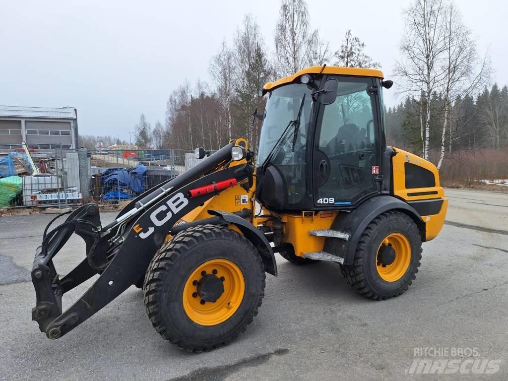 JCB 409 NE T4 Gumikerekes homlokrakodók