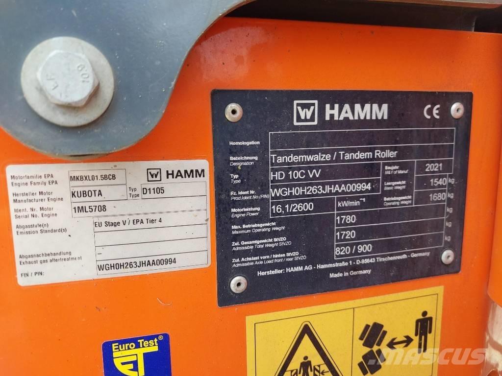 Hamm HD 10 C VV Vibrátorok
