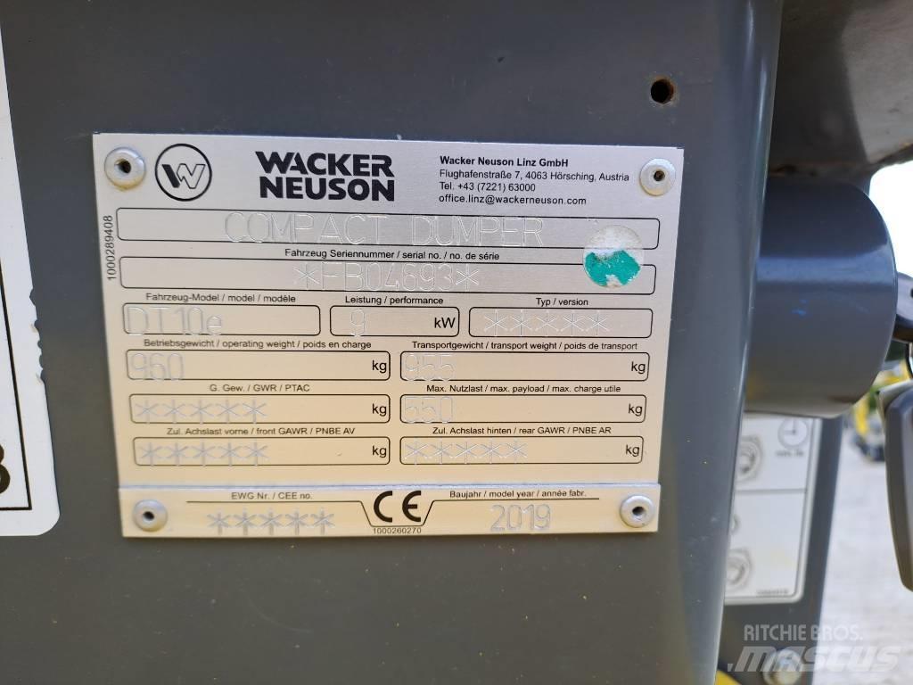 Wacker Neuson DT10e Lánctalpas dömperek