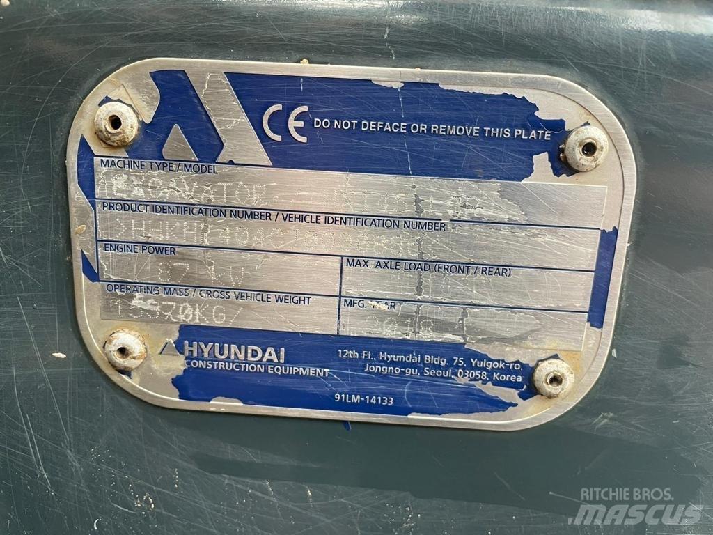 Hyundai HX145 LCR Lánctalpas kotrók