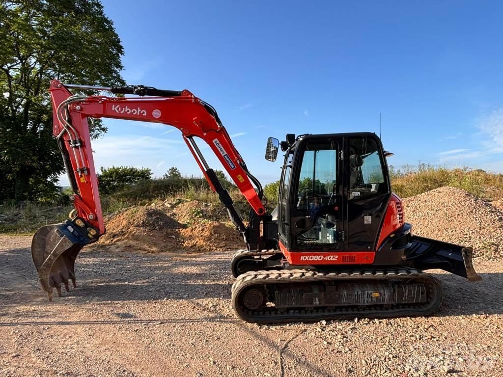 Kubota KX 080-4 Mini kotrók < 7t