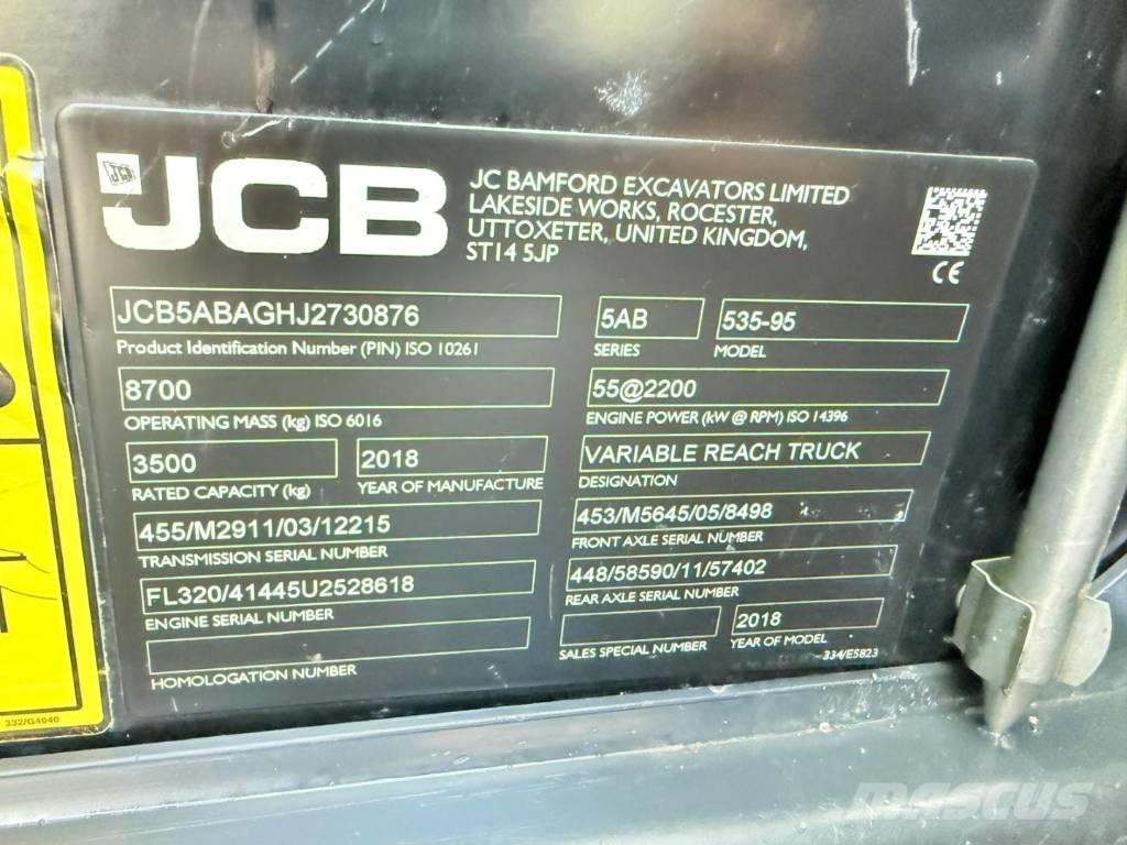 JCB 535-95 Teleszkópos rakodók