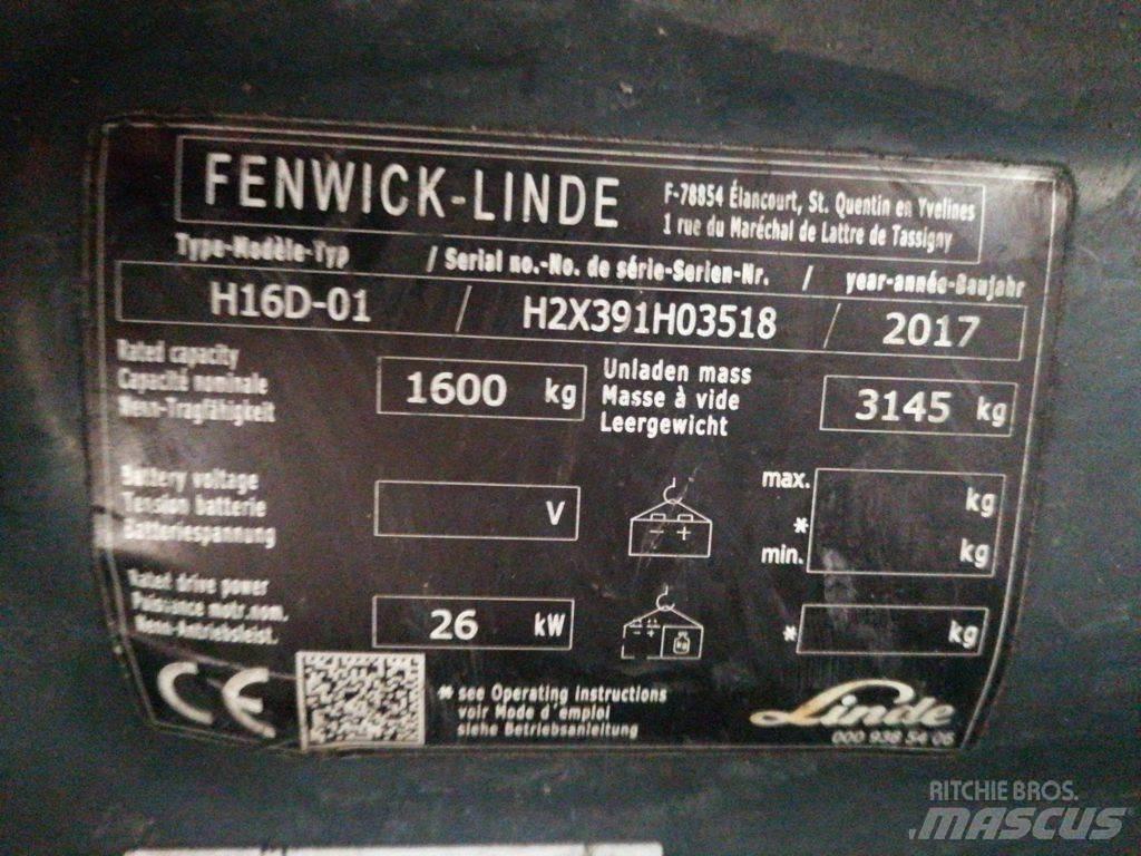 Linde H16D-01 Dízel targoncák