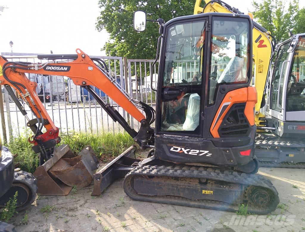 Doosan DX 27 Z Mini kotrók < 7t