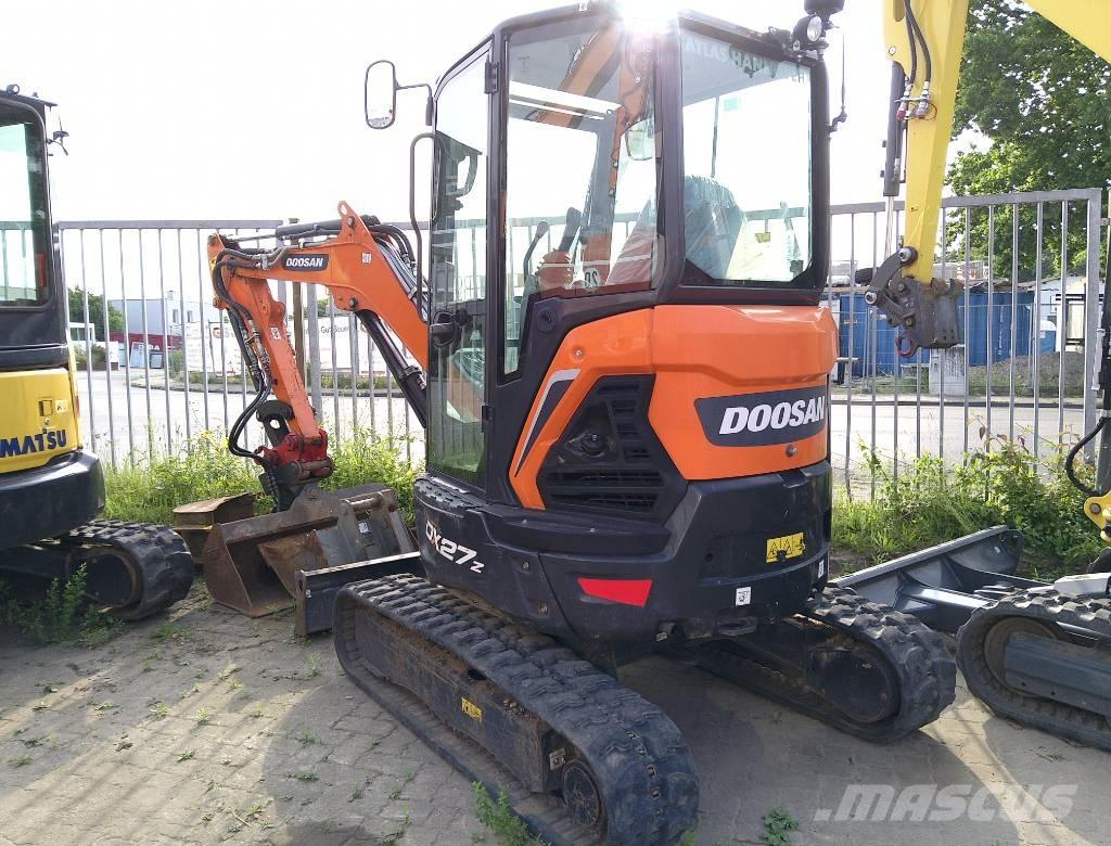 Doosan DX 27 Z Mini kotrók < 7t