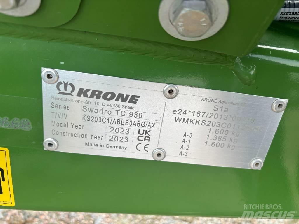 Krone Swadro TC 930 Rendforgatók