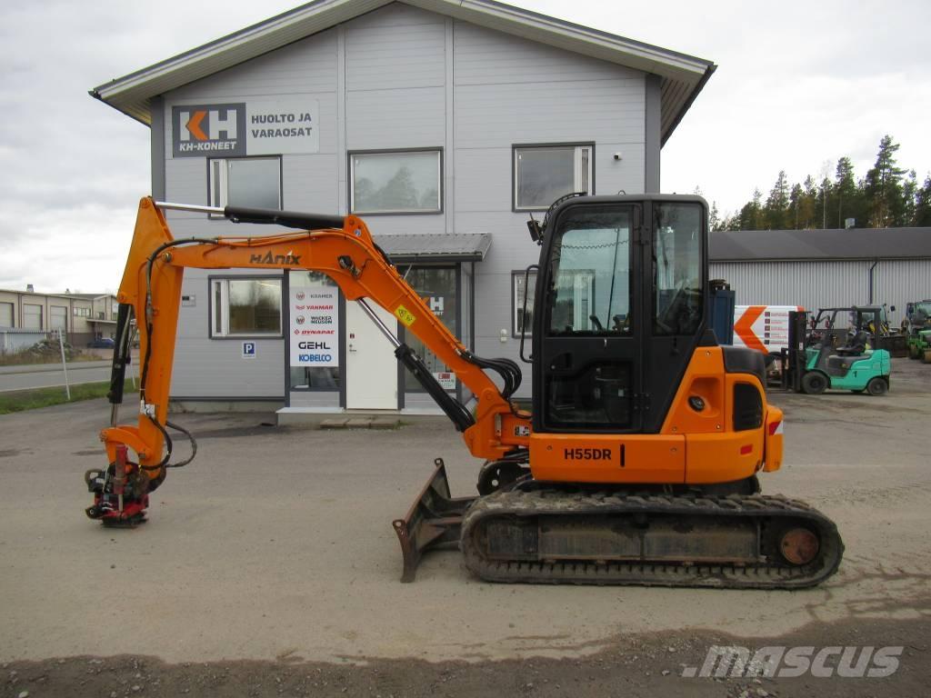 Hanix H 55 DR Mini kotrók < 7t