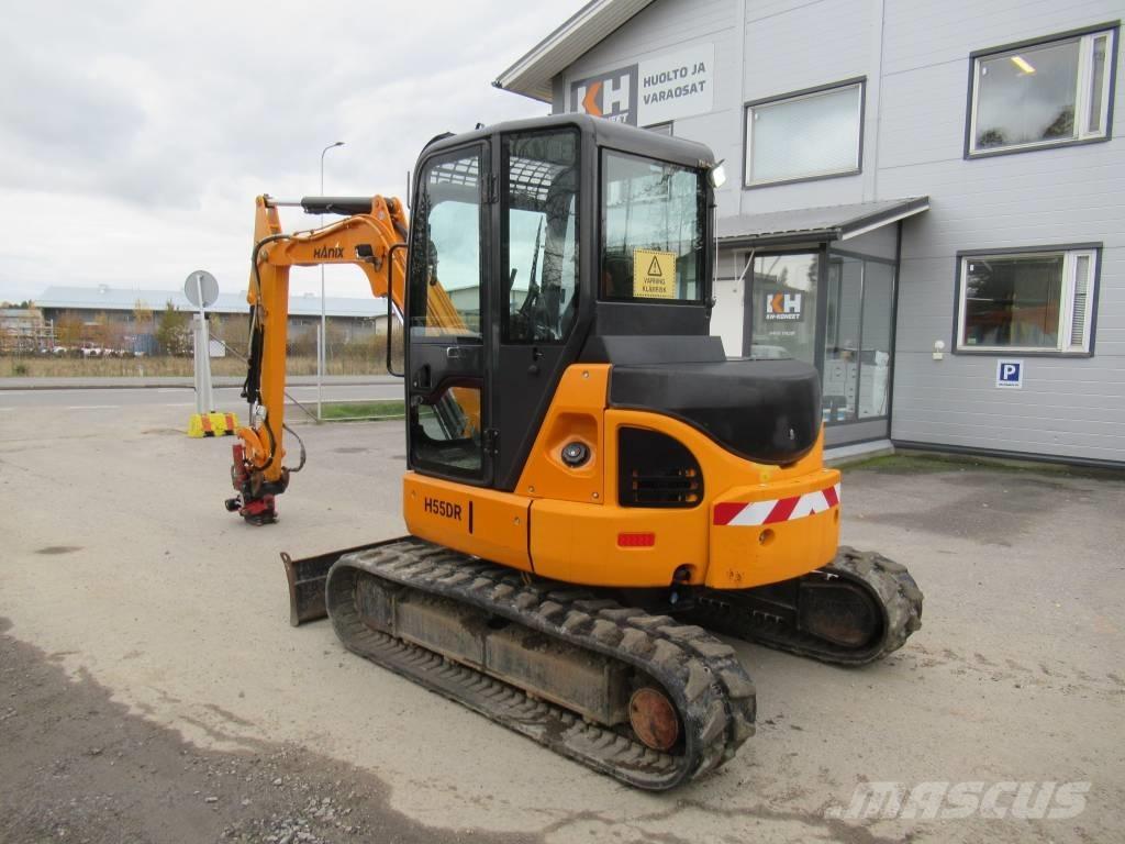 Hanix H 55 DR Mini kotrók < 7t