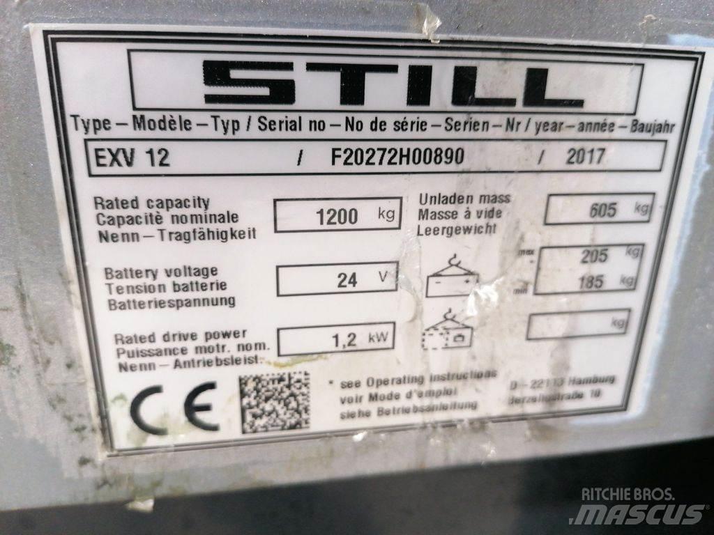 Still EXV12 Gyalogkíséretű targonca
