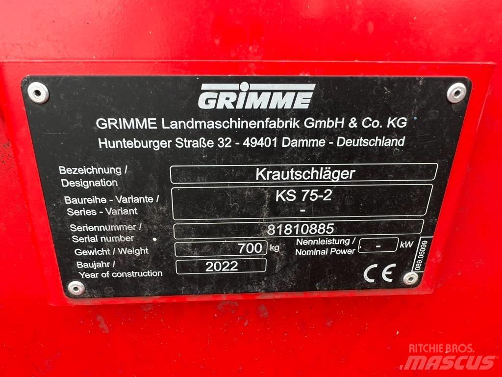 Grimme KS 75-2 Szárvágók