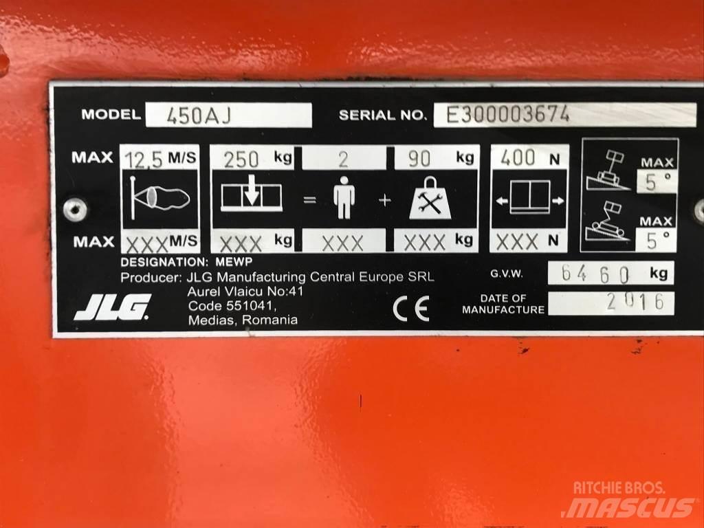 JLG 450 AJ Karos emelők