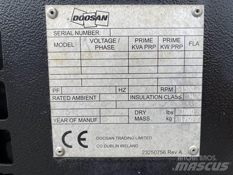 Doosan G 40 Dízel áramfejlesztők