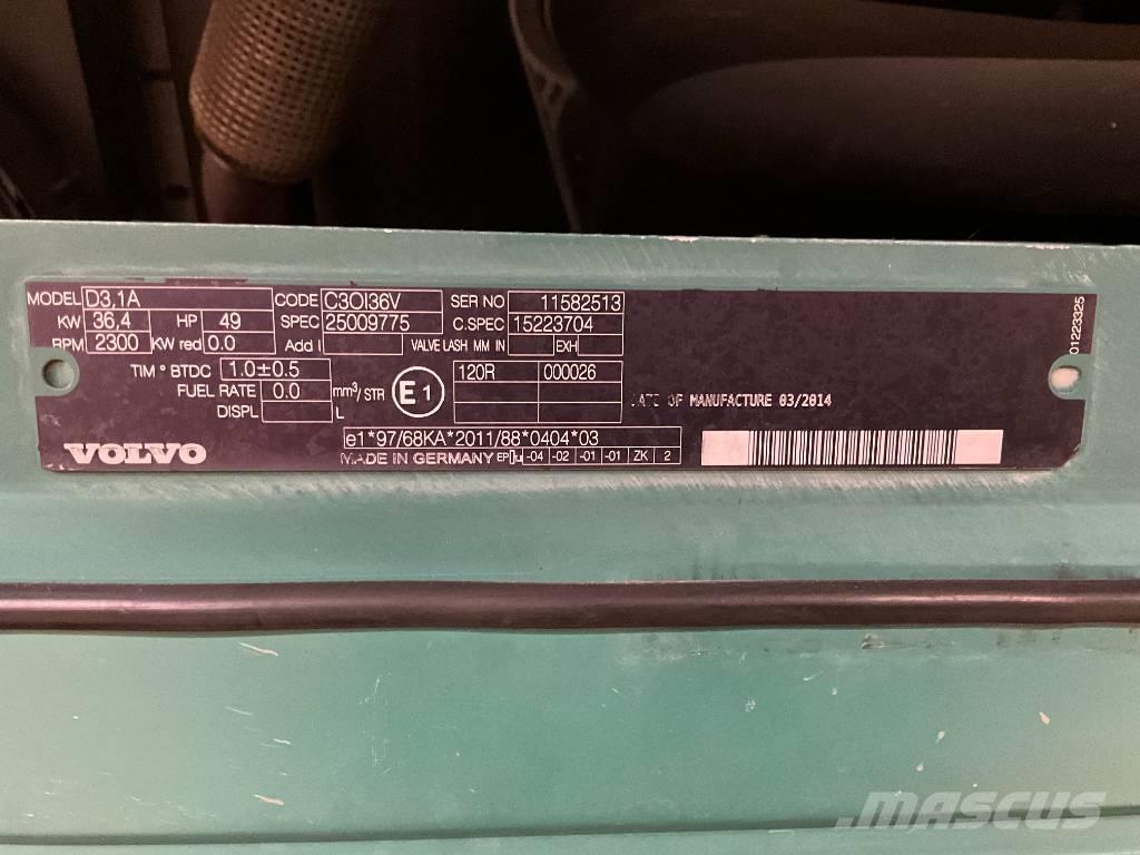 Volvo L 25 F Gumikerekes homlokrakodók