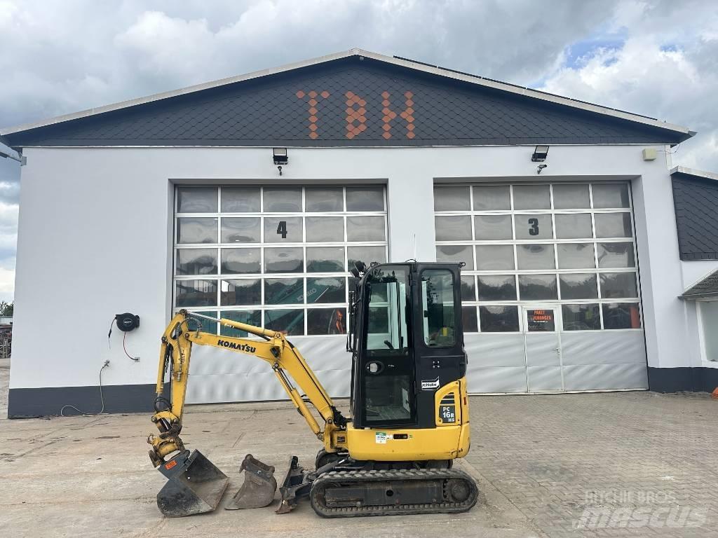 Komatsu PC 16 R-3HS Mini kotrók < 7t