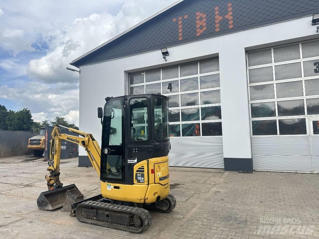 Komatsu PC 16 R-3HS Mini kotrók < 7t