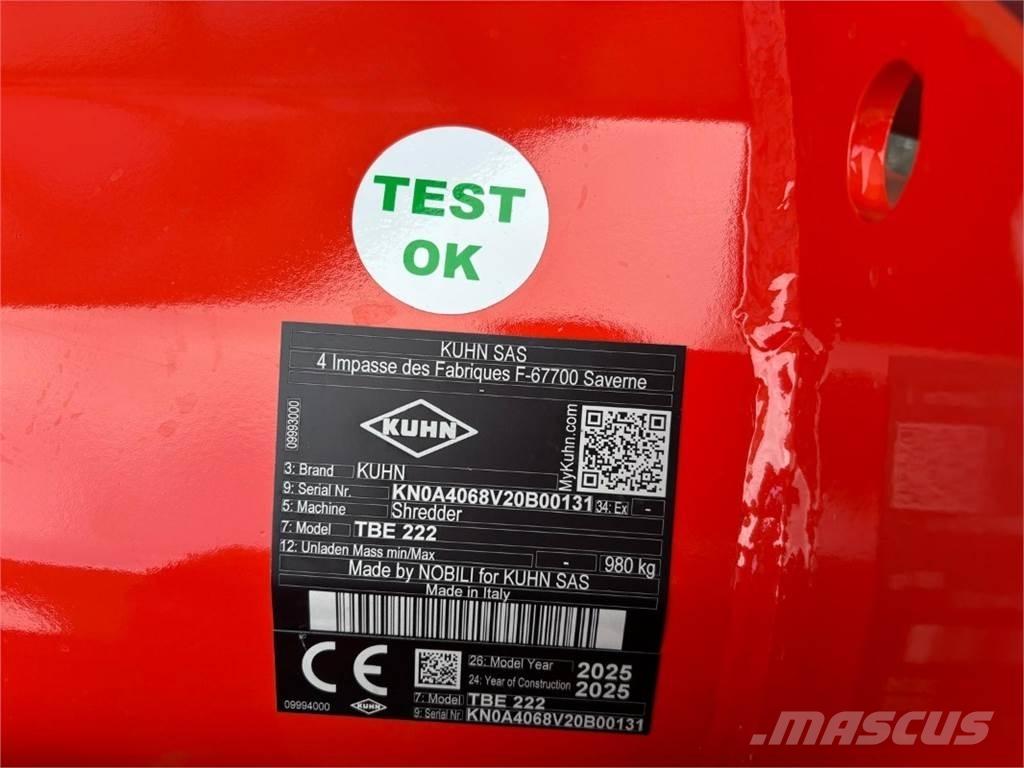 Kuhn TBE 222 Egyéb kommunális gépek