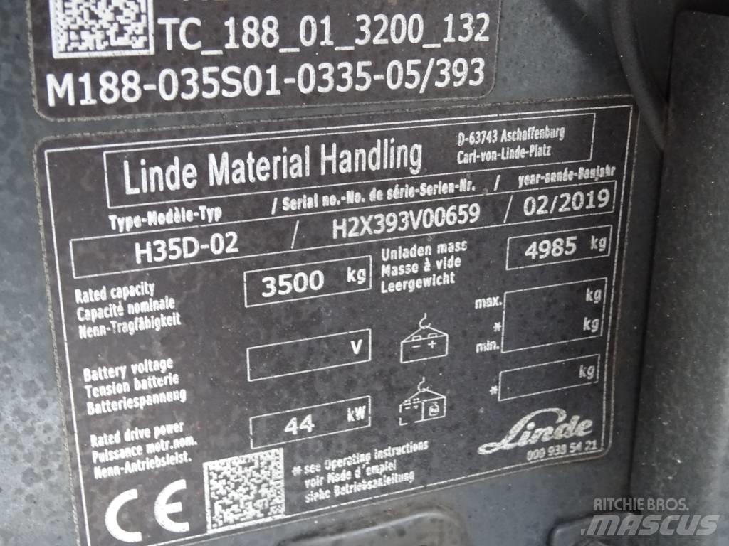 Linde H35D-02 Dízel targoncák